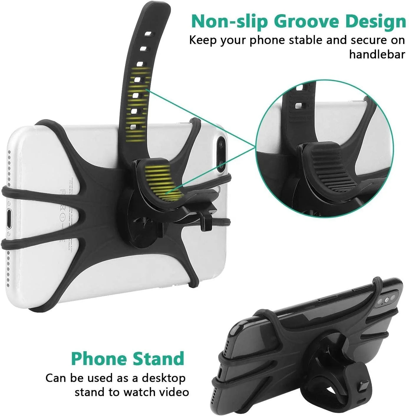 360 Rotatable Bike phone Holder