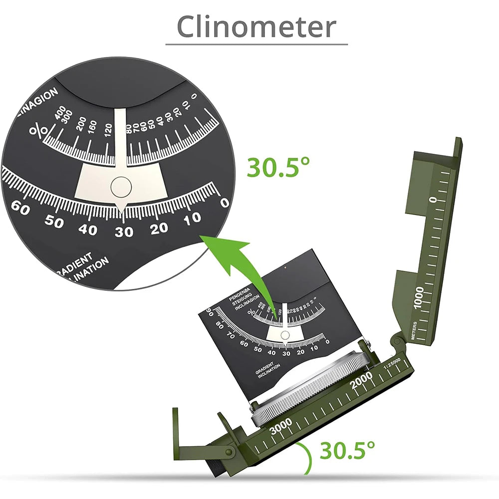 Mulitifunctional Outdoor Survival Compass