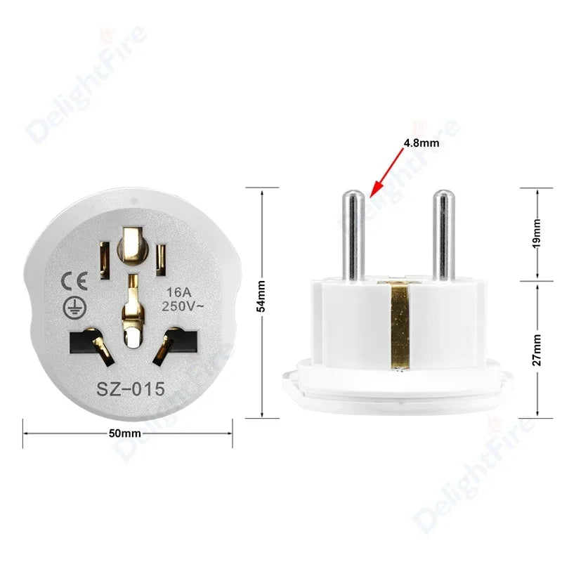 EU to UK Plug Adaptor