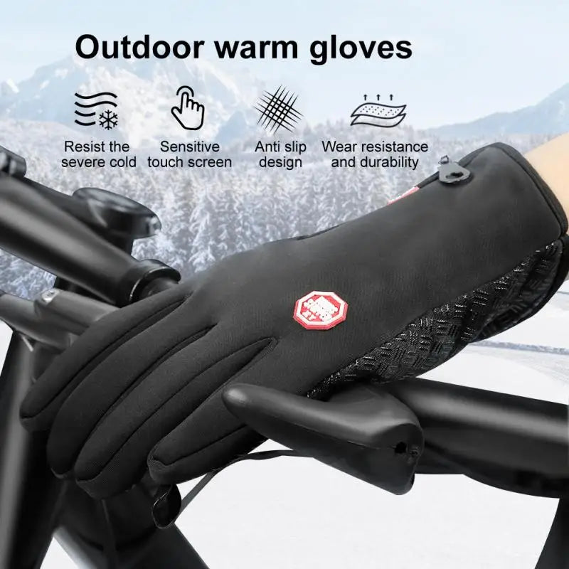 Waterproof + Windproof Gloves for Biking