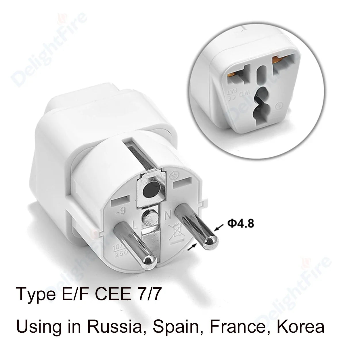 EU to UK Plug Adaptor