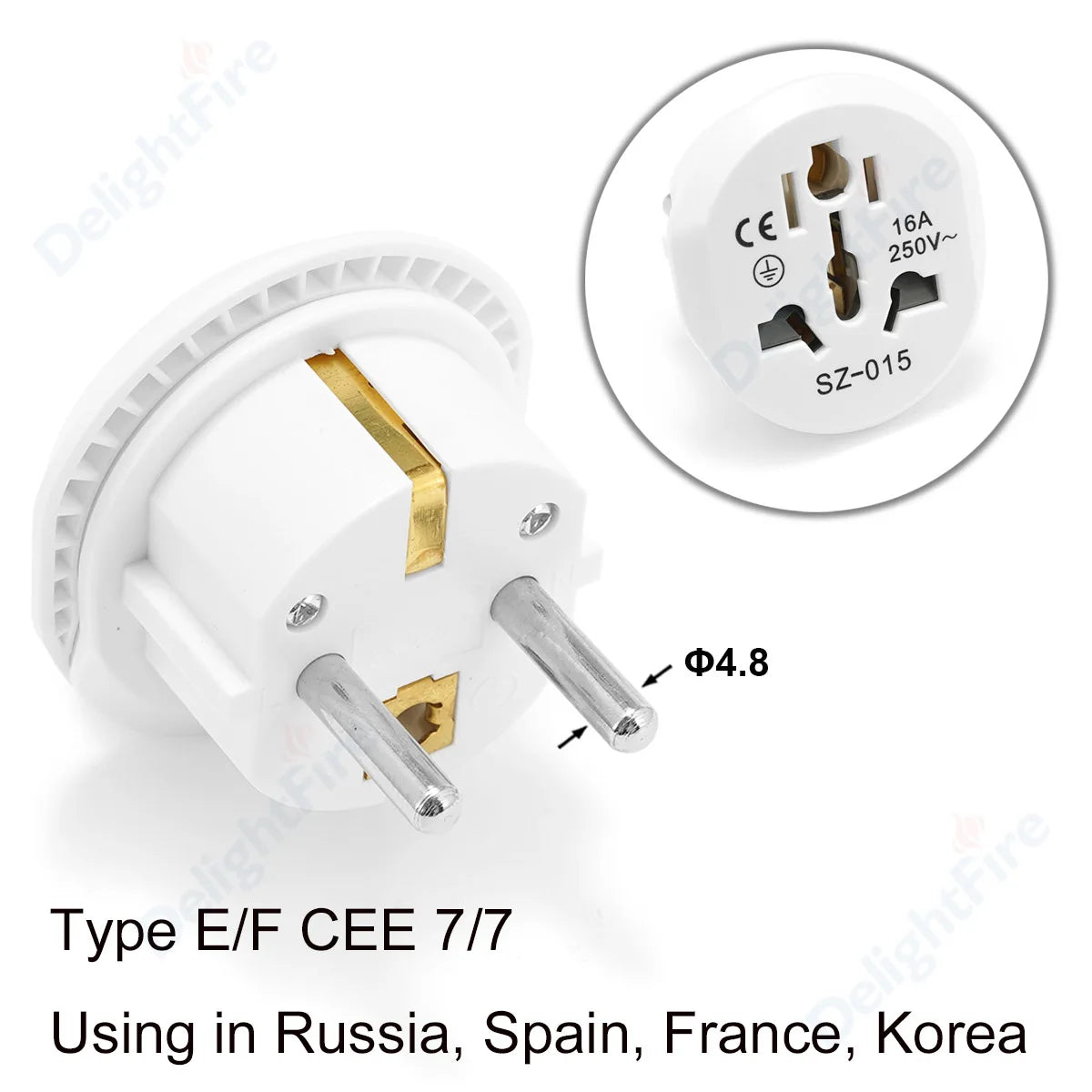 EU to UK Plug Adaptor