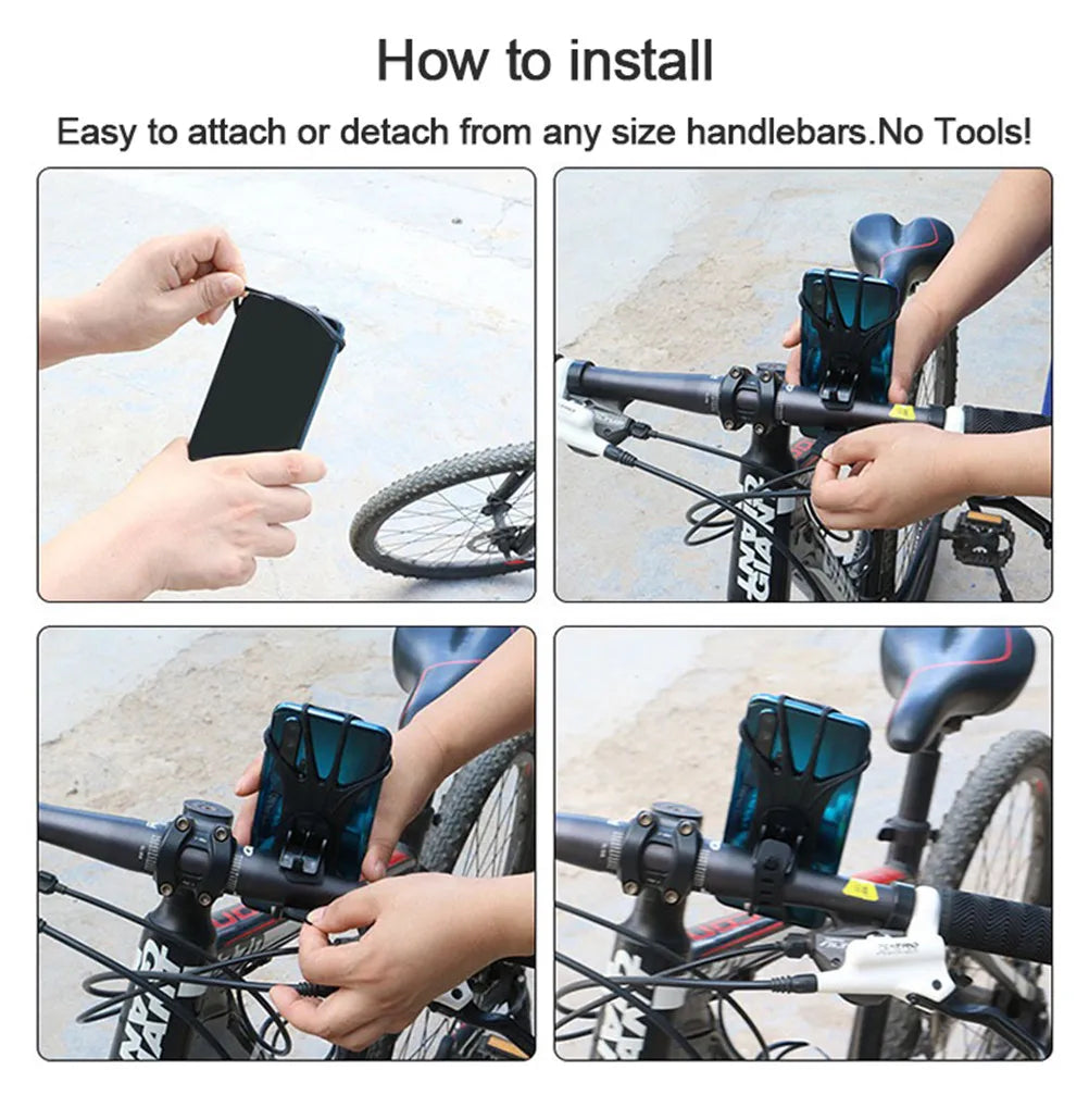 360 Rotatable Bike phone Holder