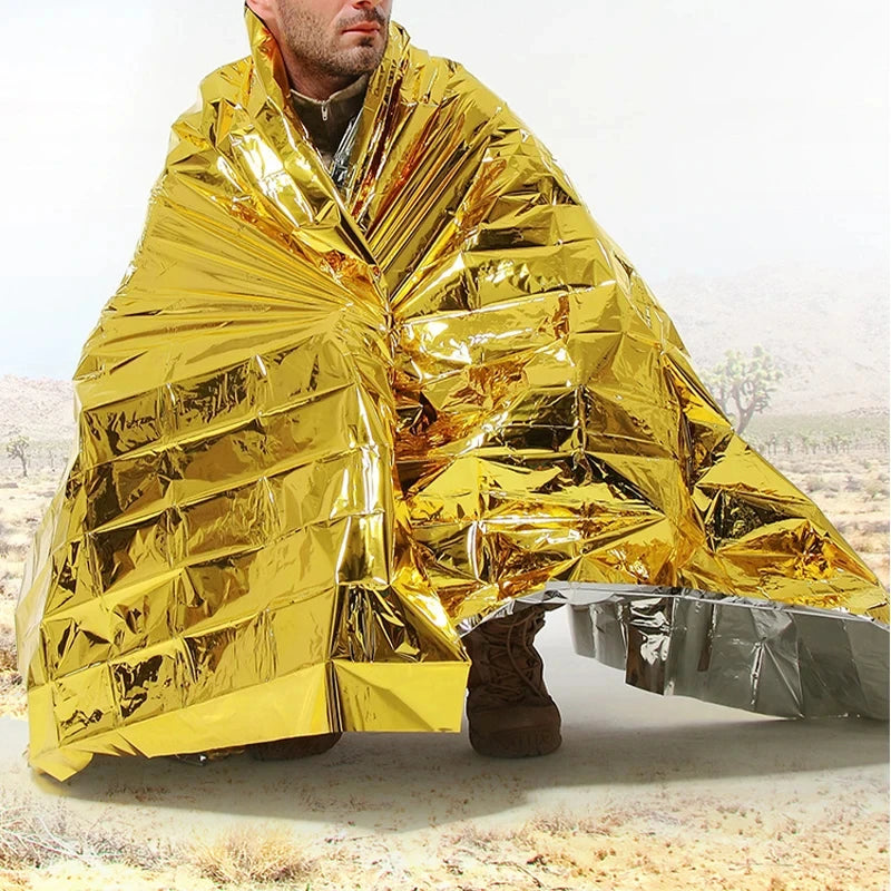 Emergency Thermal Blanket Lightweight Foldable