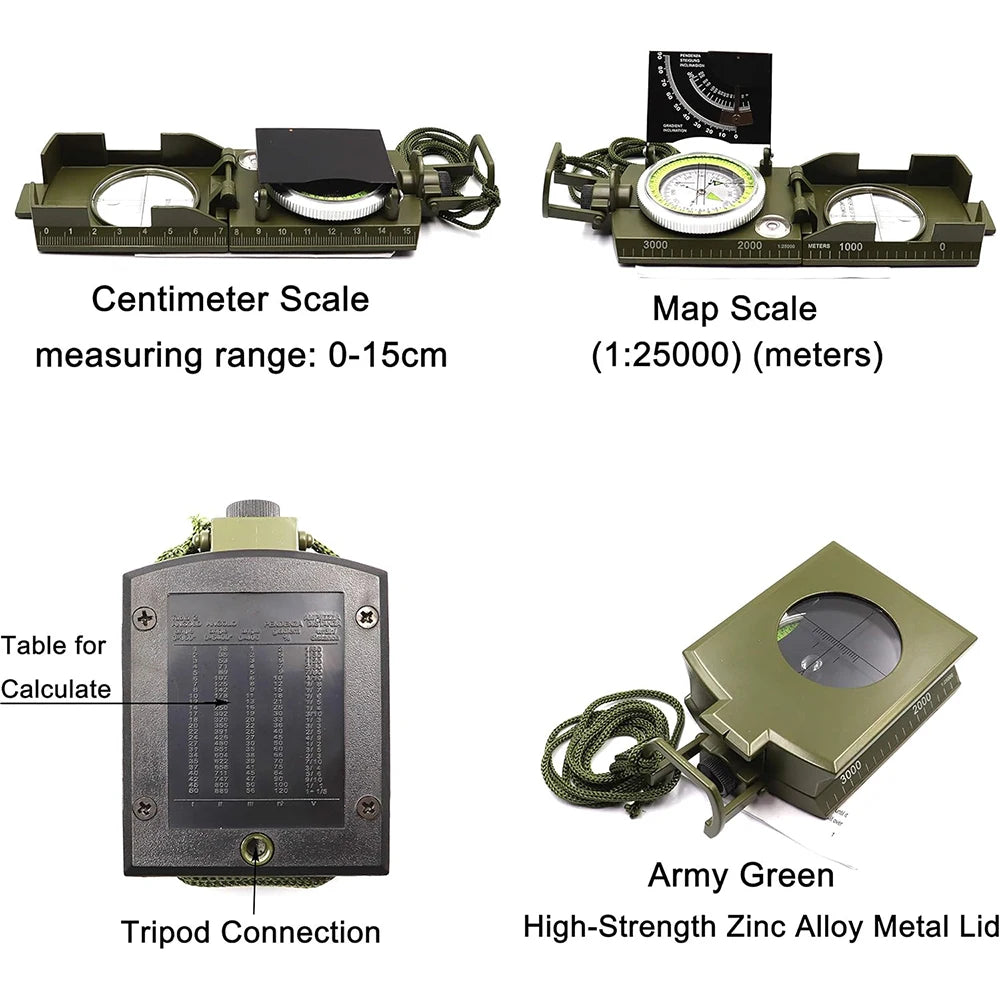 Mulitifunctional Outdoor Survival Compass