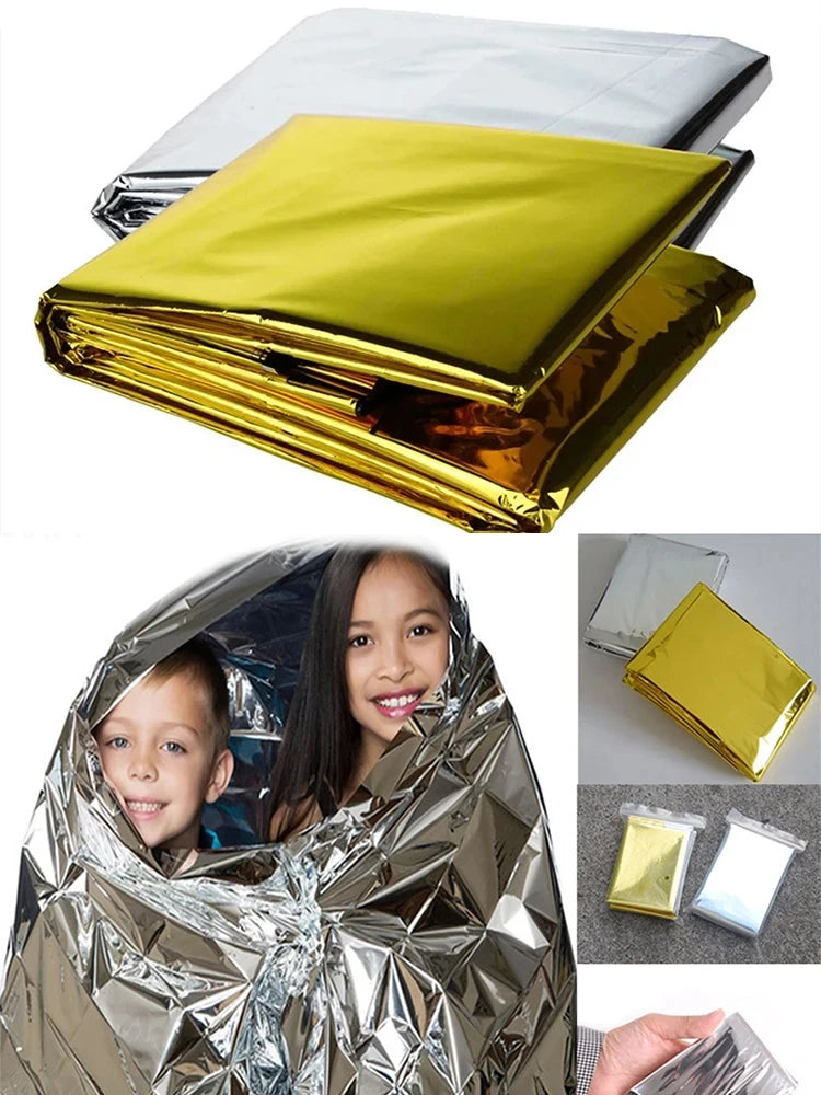 Emergency Thermal Blanket Lightweight Foldable