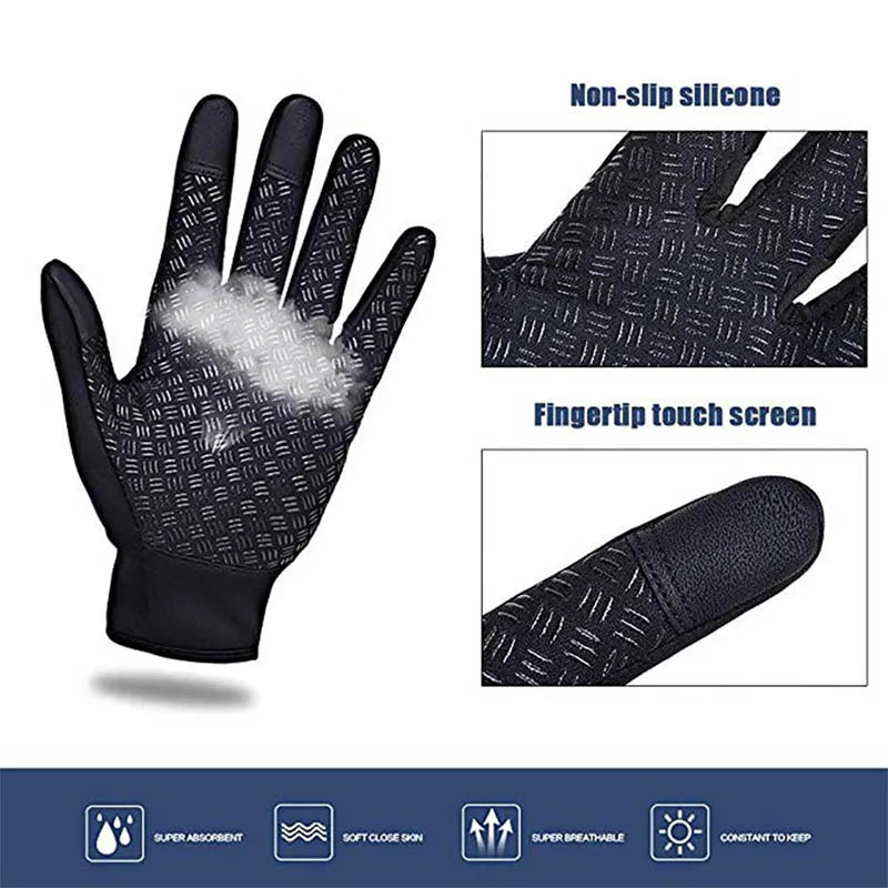 Waterproof + Windproof Gloves for Biking