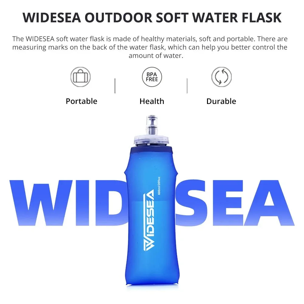 600ml Soft Water Bottle BPA Free