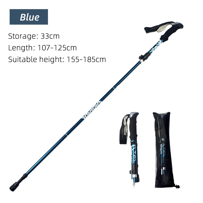 5 Section Outdoor Foldable Trekking Pole