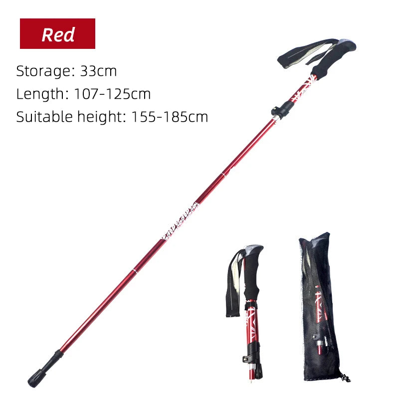 5 Section Outdoor Foldable Trekking Pole