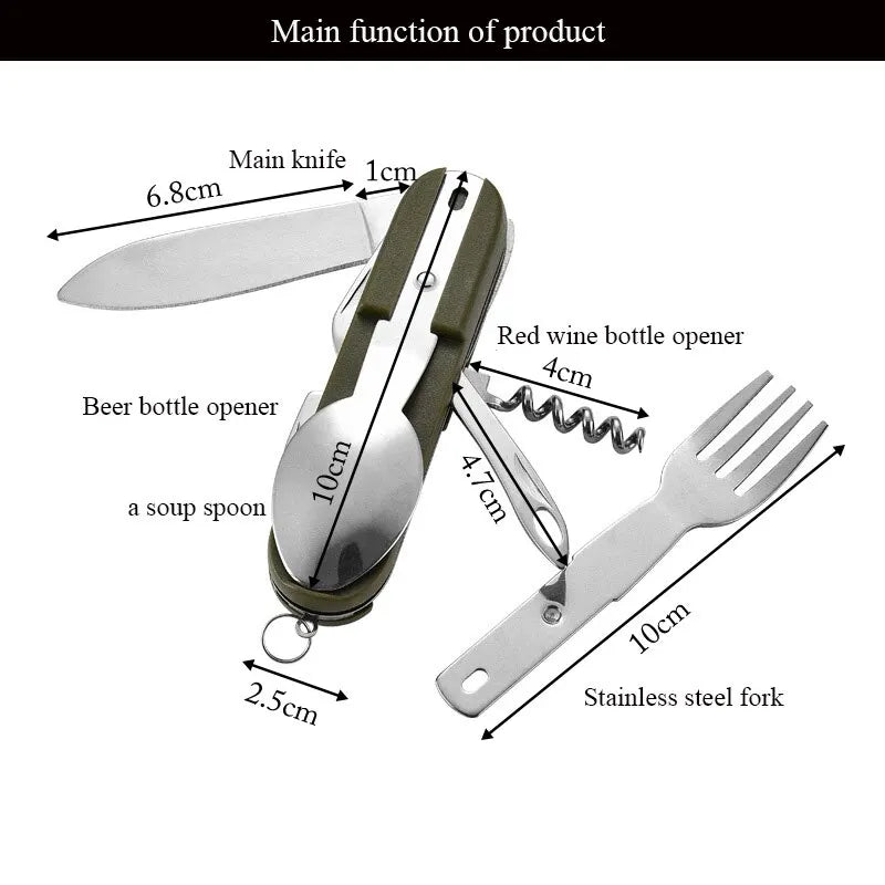 7 In 1 Multifunctional Outdoor Tableware