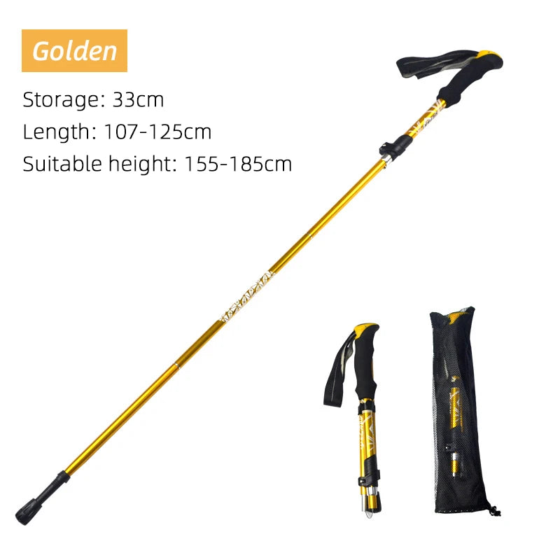 5 Section Outdoor Foldable Trekking Pole