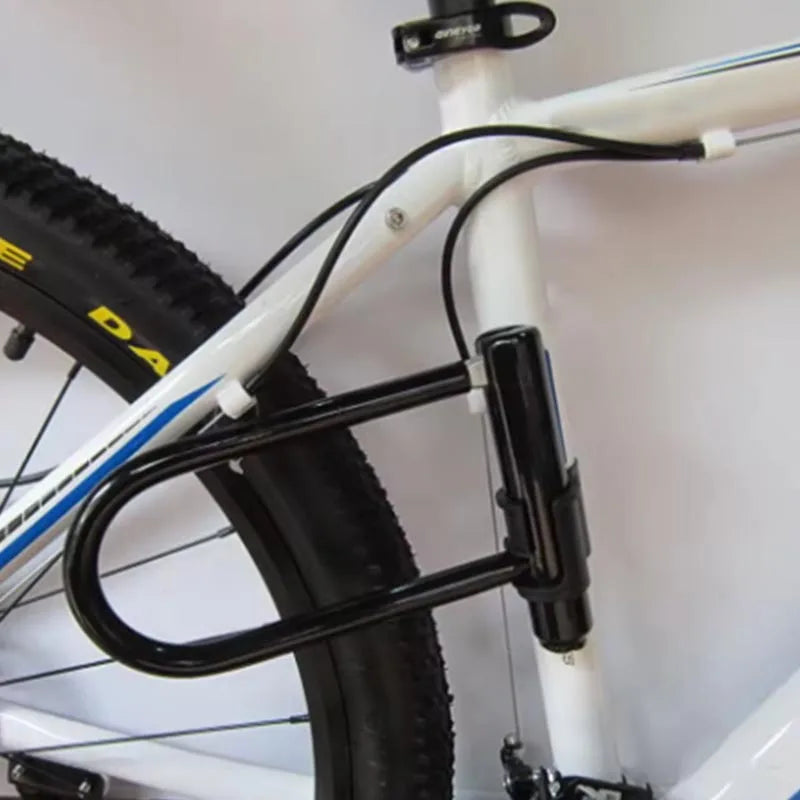 Bicycle U Lock With Key Anti-theft Safety