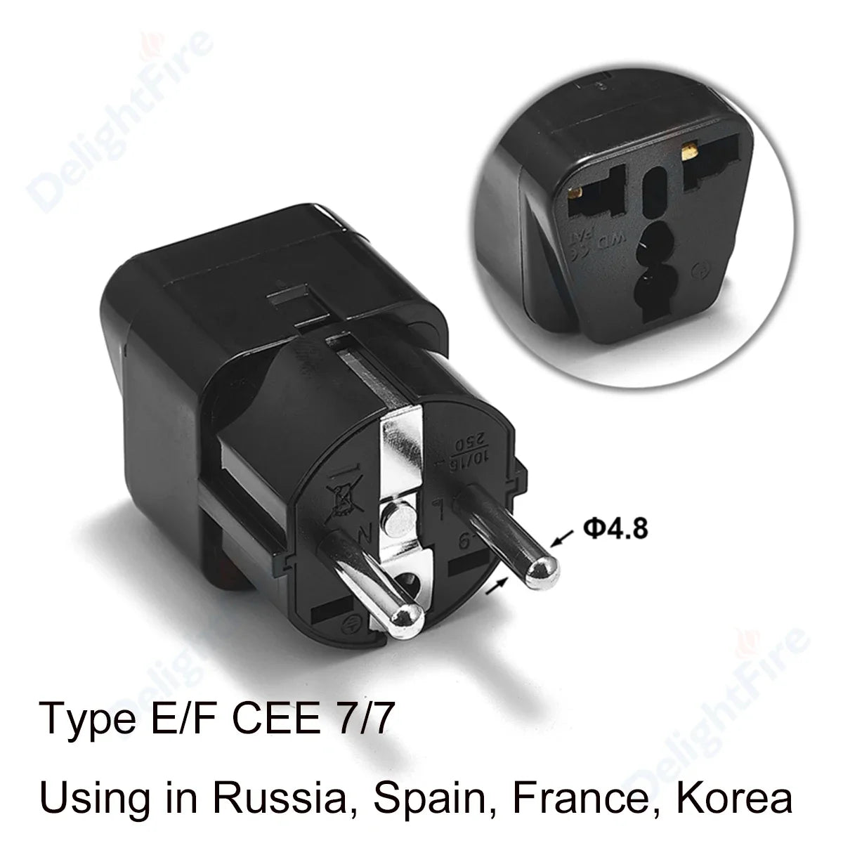 EU to UK Plug Adaptor