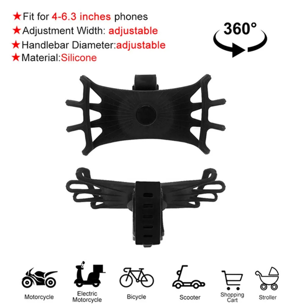 360 Rotatable Bike phone Holder