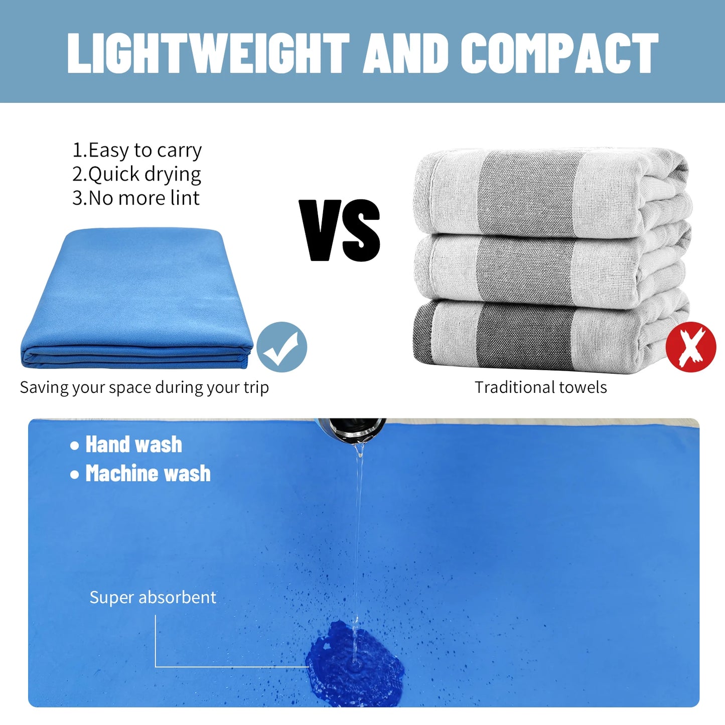 Easy Dry Travel Towel